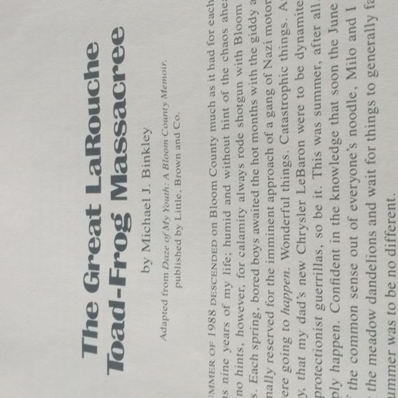 3/$15 Bloom County Babylon Five Years of Basic Naughtiness Opus Paperback Book - Picture 10 of 17